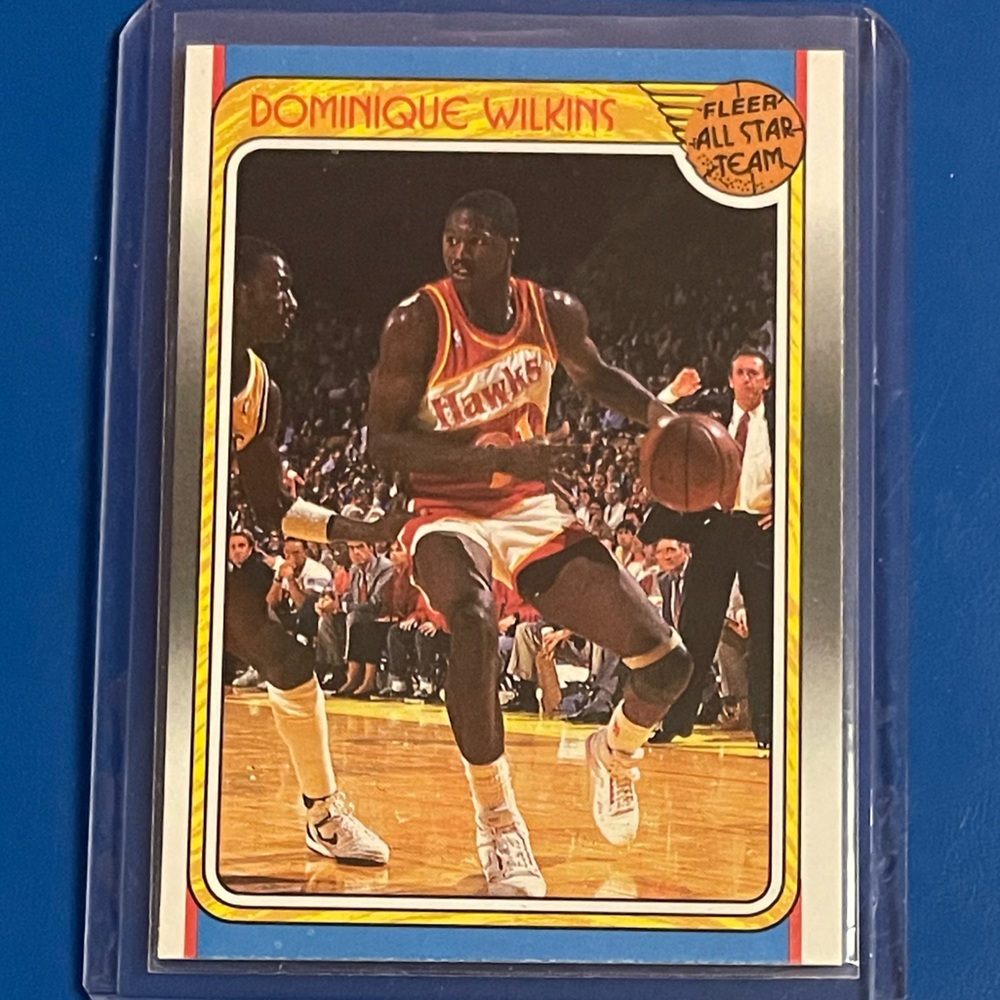 Dominique Wilkins [All-Star Team] #125 1988-89 Fleer Basketball Trading Card